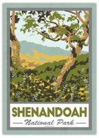 Lionheart Graphics - Shenandoah National Park | Retro Virginia Postcard Gift