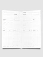 Cloth & Paper - Travel Notebook | A5 Slim: Routine Builder | Beignet