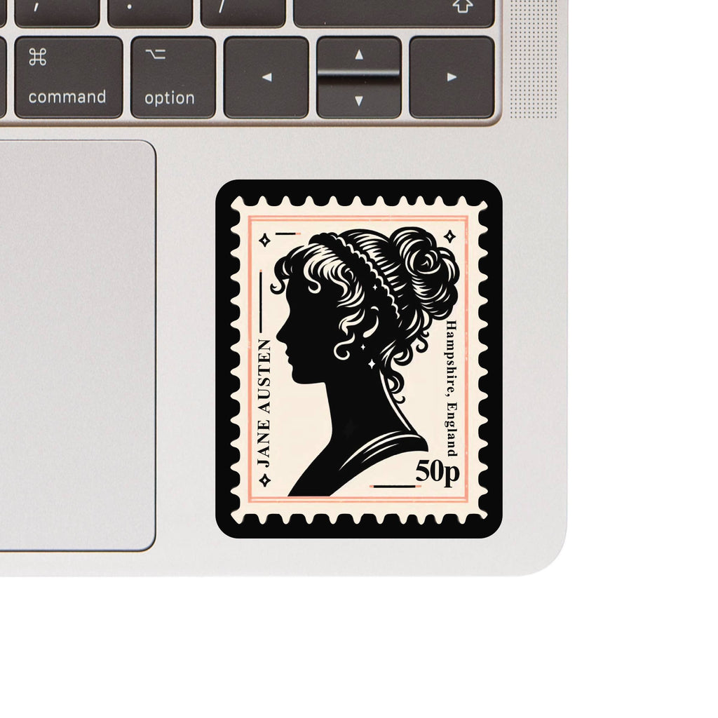 Juju and Moxie - Jane Austen Feminist Book Read Vinyl Sticker