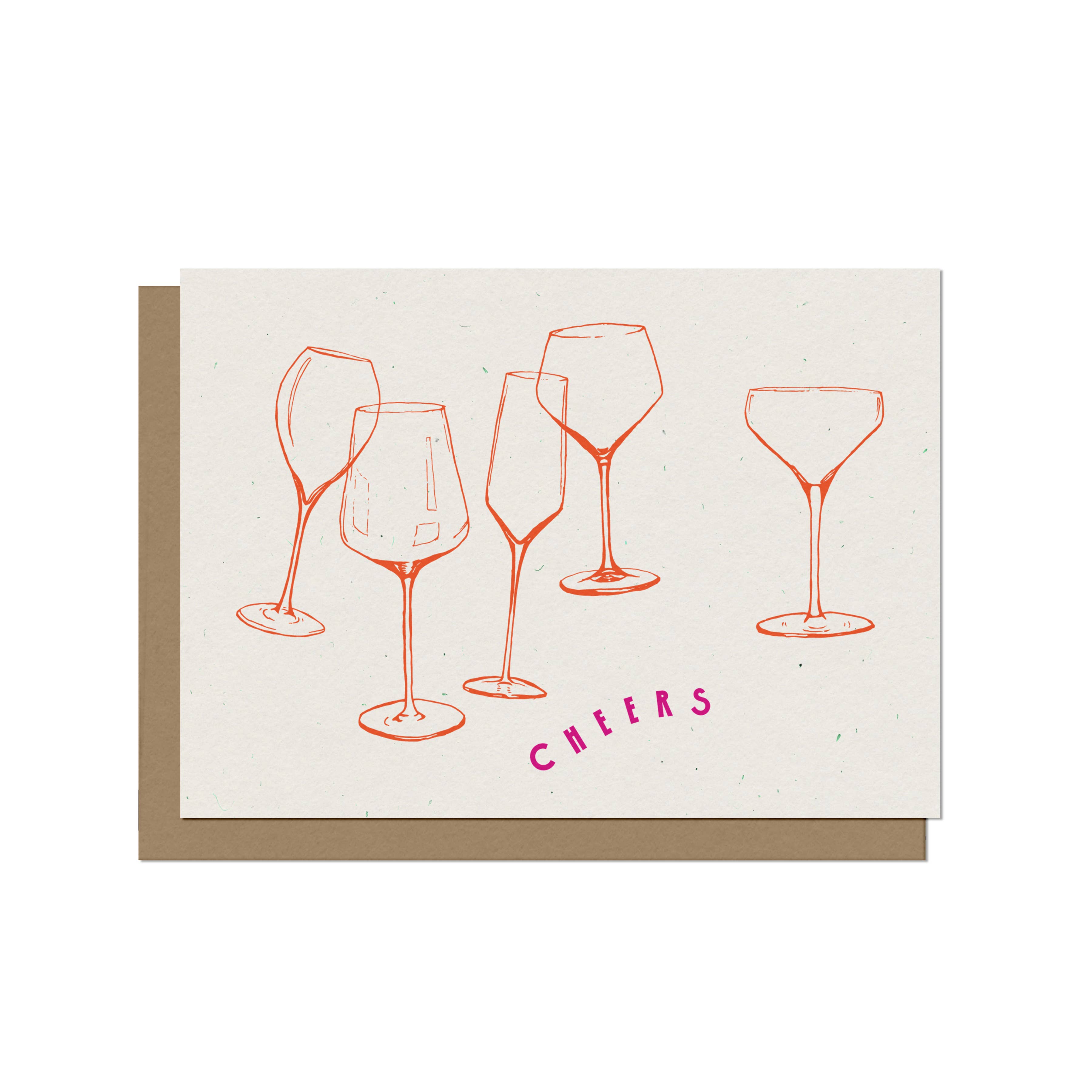 Statement Goods - Cheers Wine Glasses