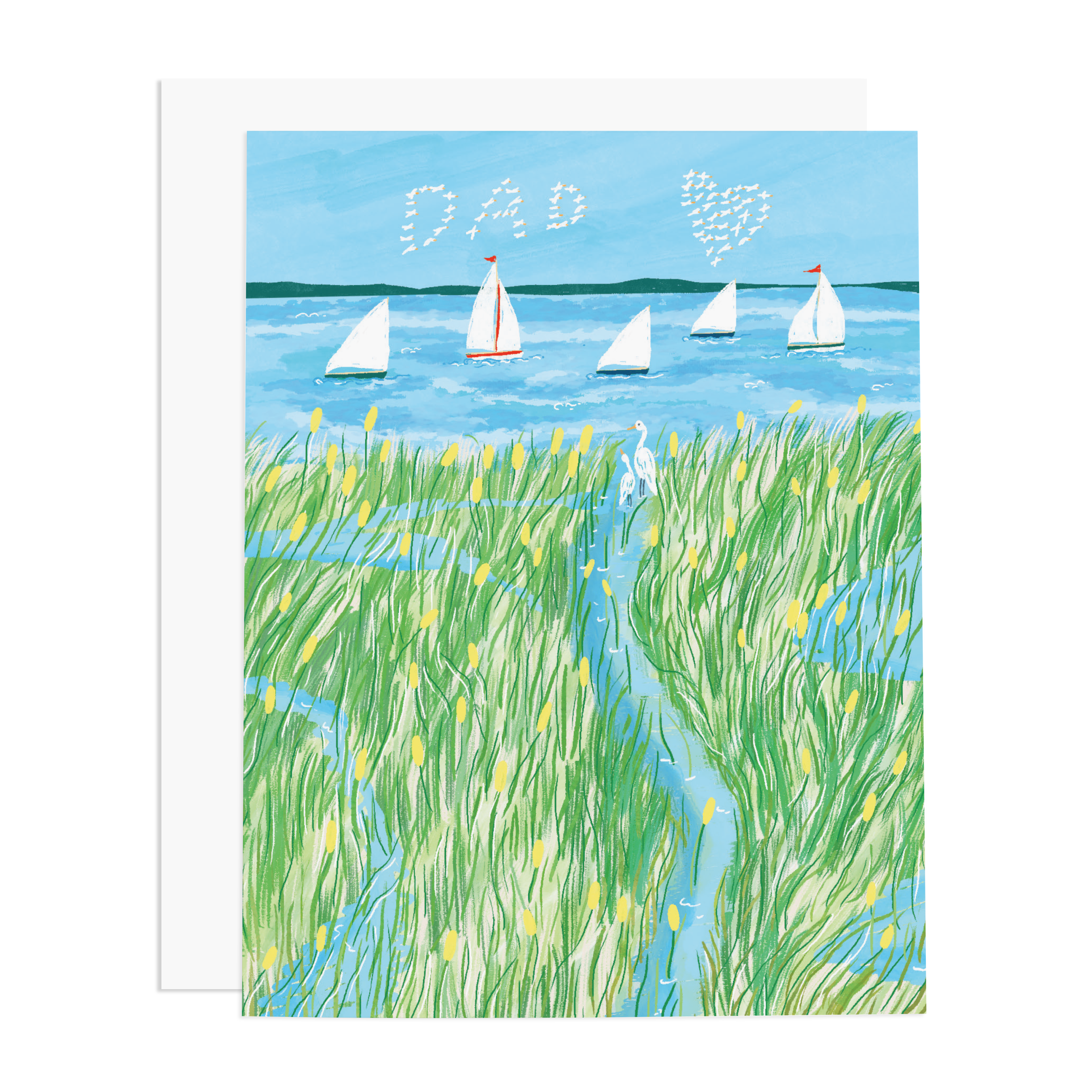 Ramus & Co. - Dad Marsh Birds Greeting Card