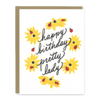 Kindred Letterpress - Ladybug Birthday Card | Letterpress Birthday Card