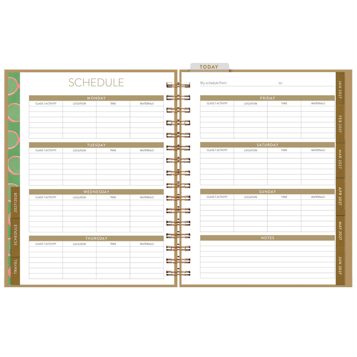 Seedlings 2027 Dachshund 12 Month Planner