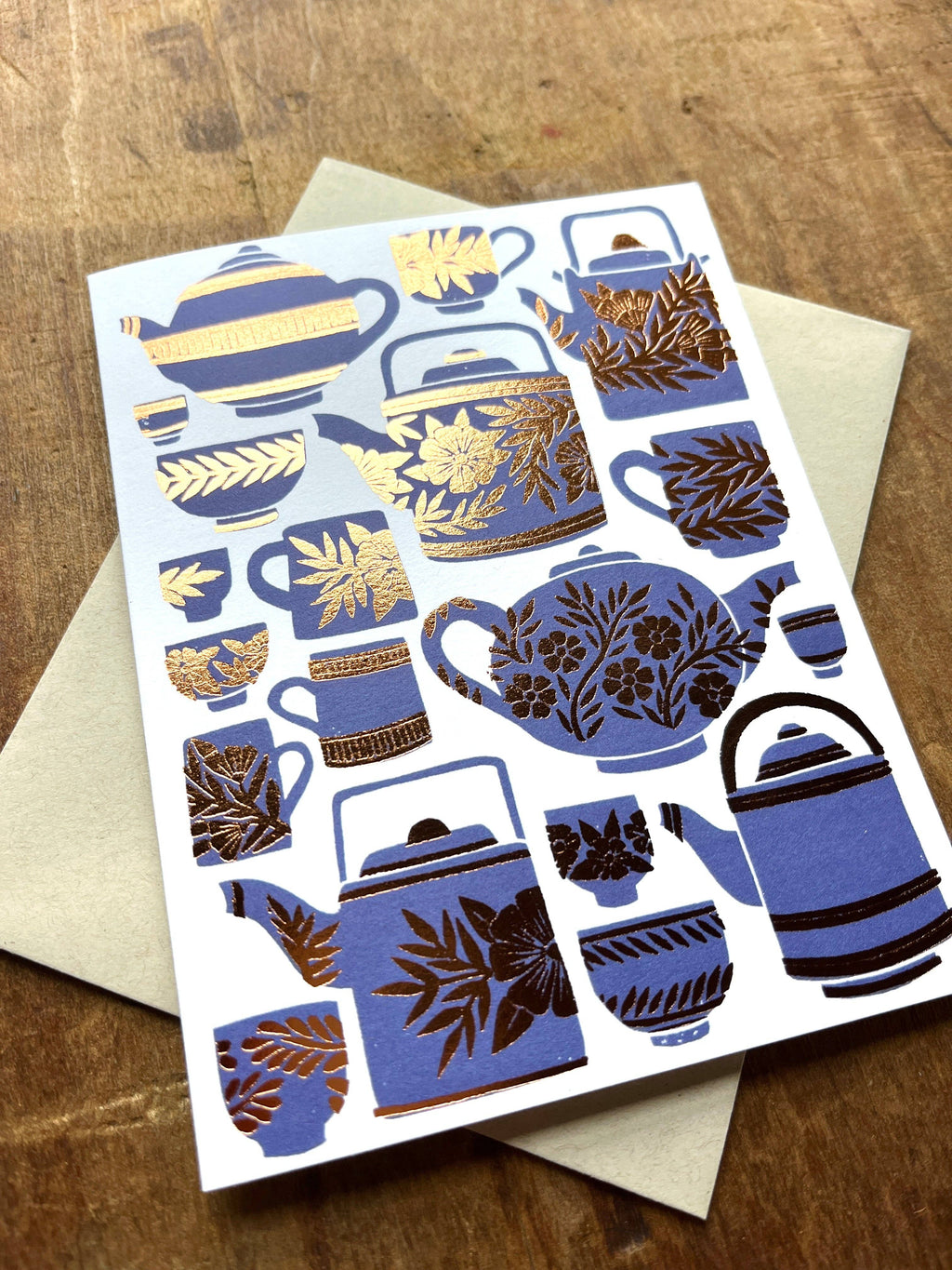 Katharine Watson - Tea Set Greeting Card