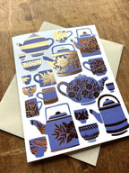Katharine Watson - Tea Set Greeting Card