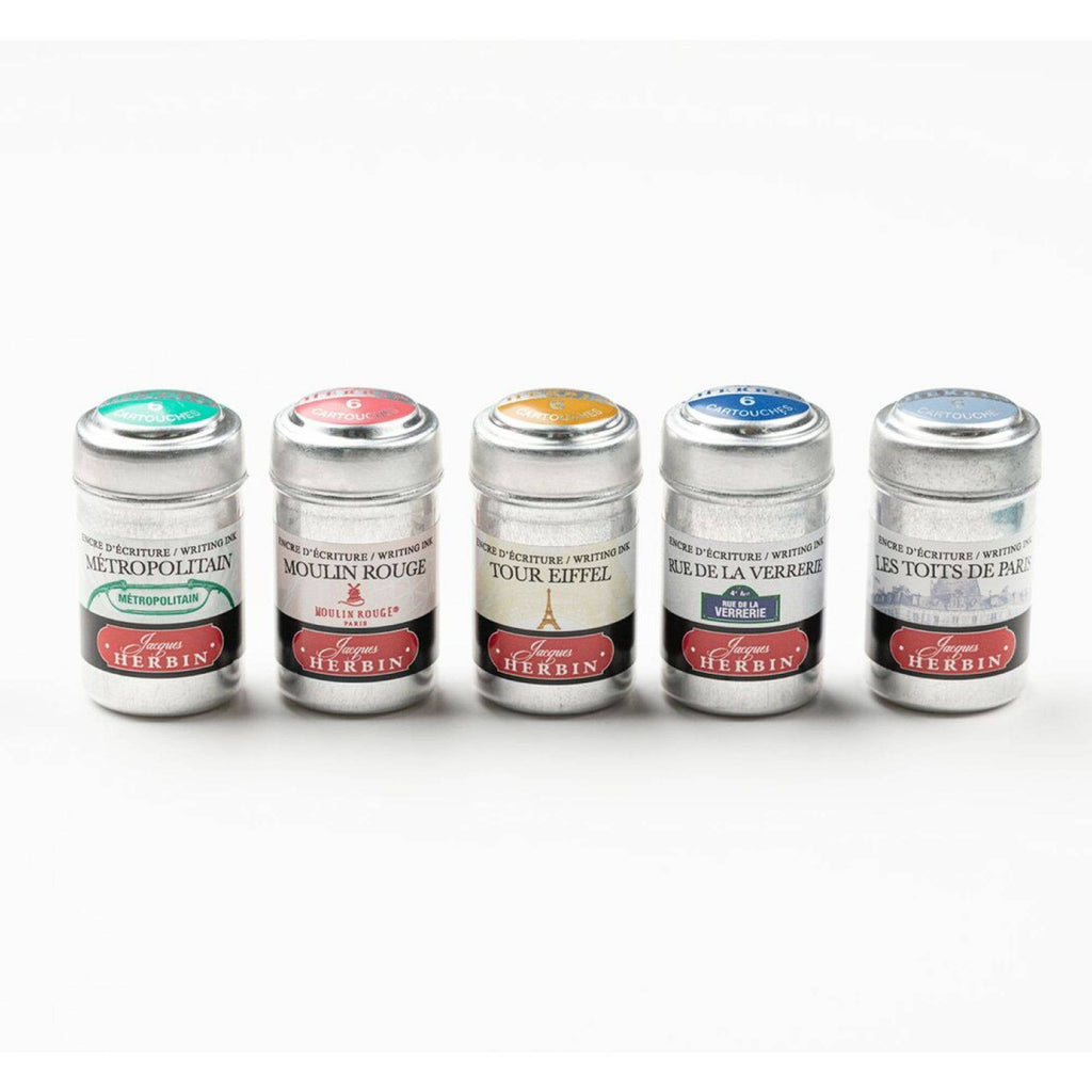 Jacques Herbin "Paris Collection" Ink Cartridges: Les Toits de Paris  (The Roofs of Paris)