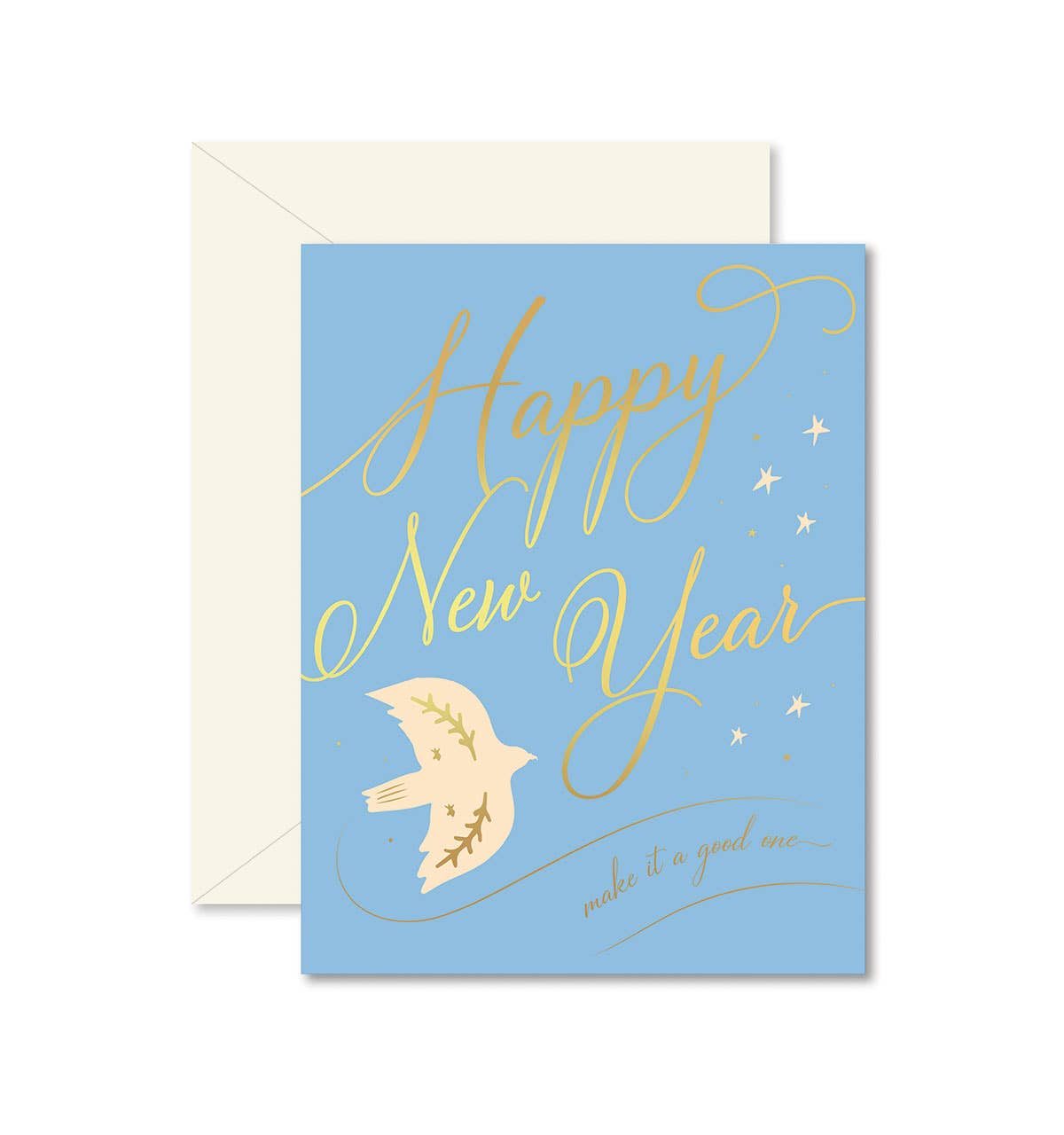 Ginger P. Designs - Happy New Year Dove Greeting Card