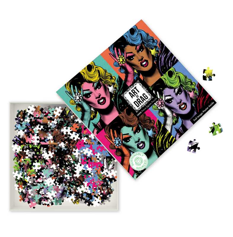 Simon & Schuster - Adult Sustainable Jigsaw Puzzle Art of Drag