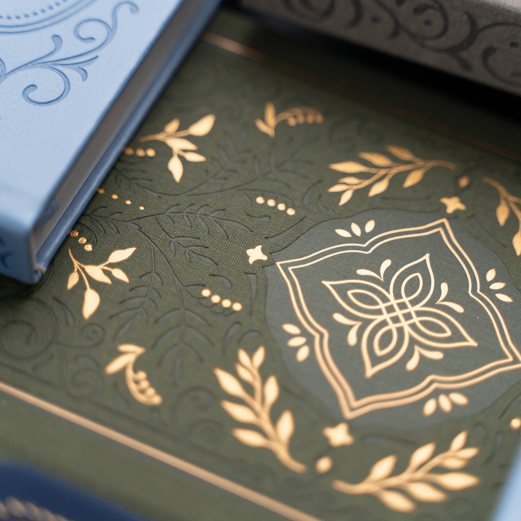 Archer and Olive - Storybook In Vintage Olive Notebook: Blank