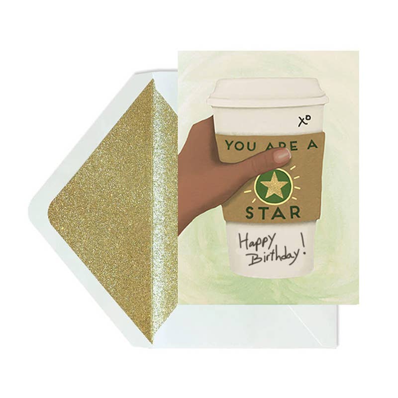 Beyoutifully Brown® - You Are a Star Birthday Card