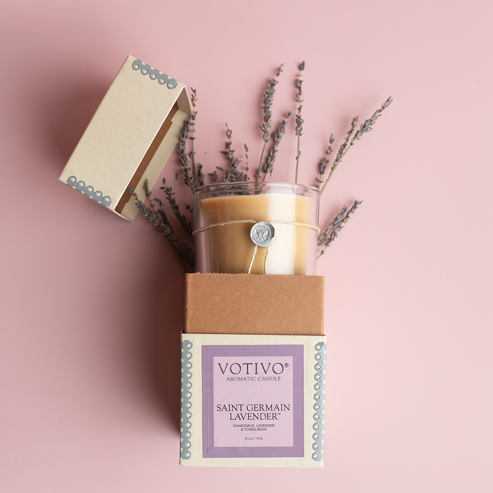 Votivo - St. Germain Lavender 6.8 oz Aromatic Candle