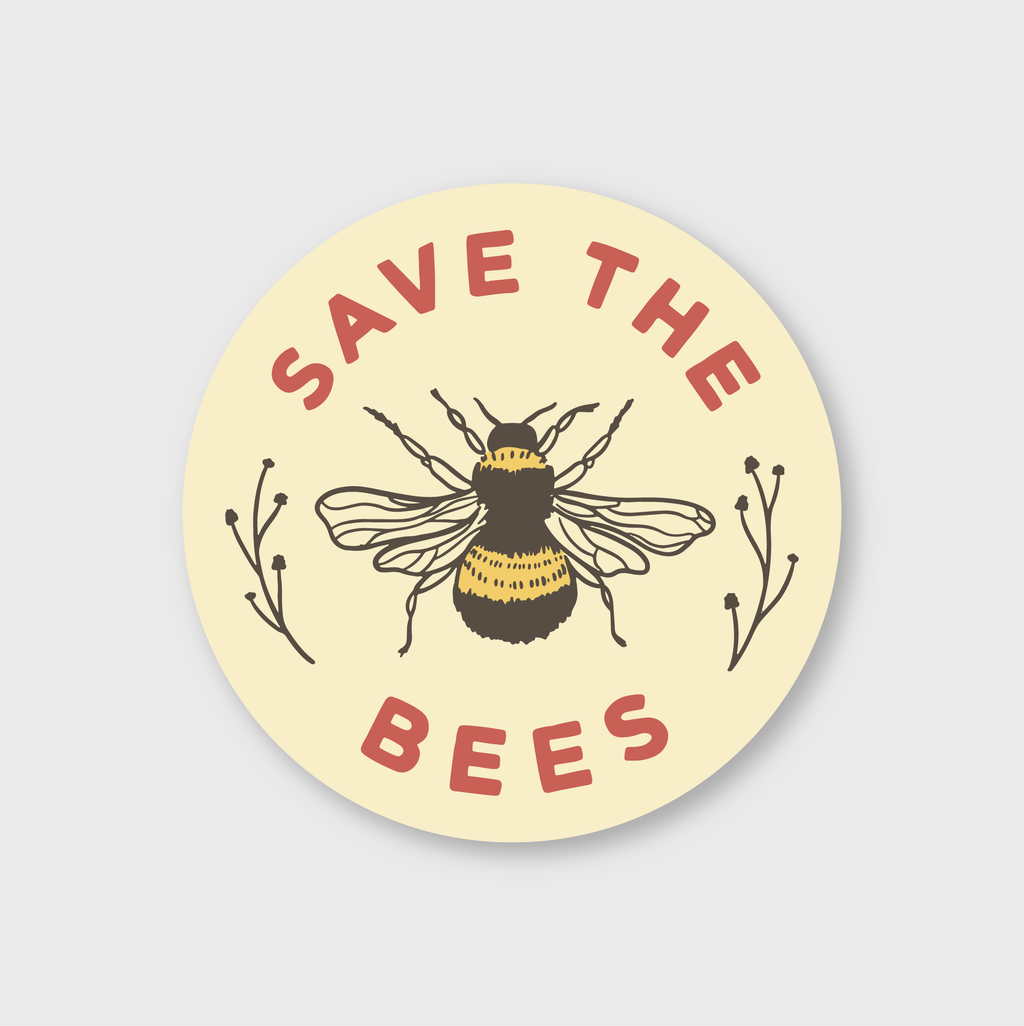Pike Street Press - Save The Bees Sticker