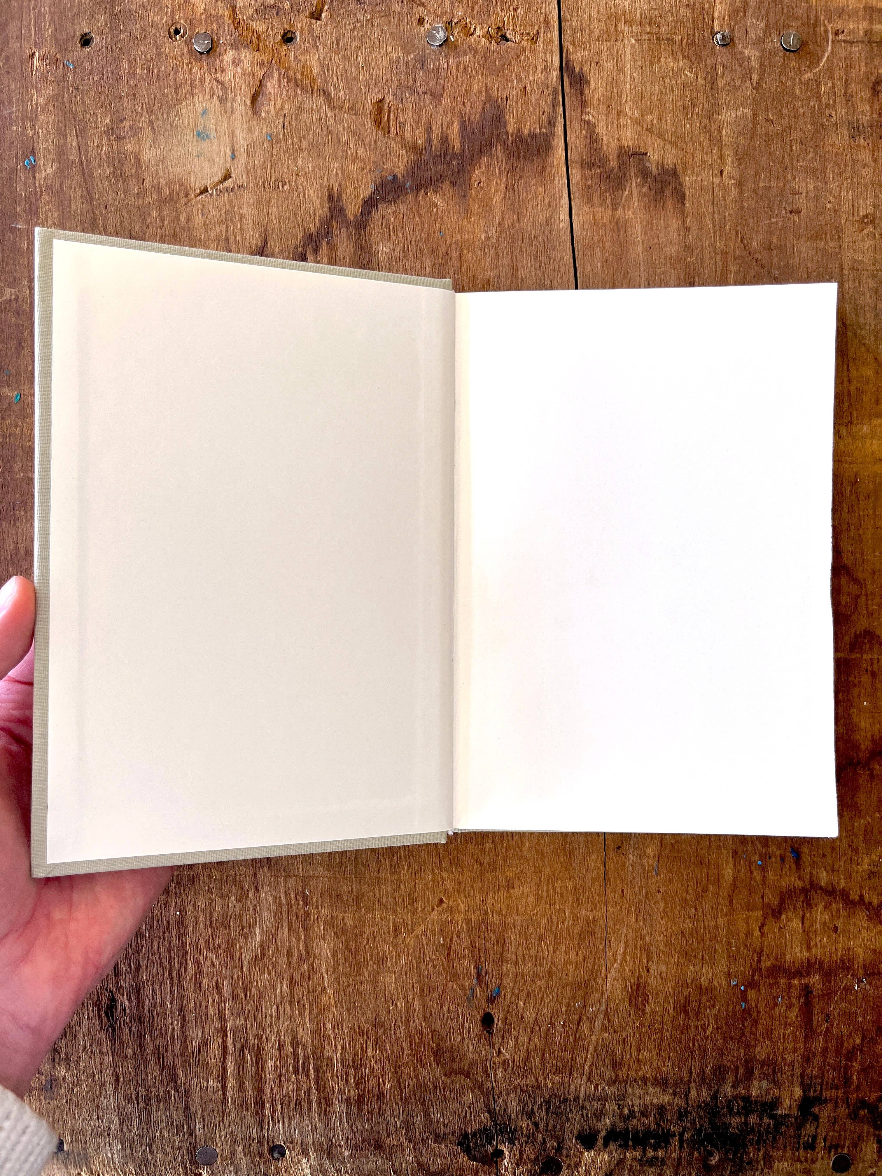 Katharine Watson - Foil Stamped Linen Journal, Blank Jewel Green