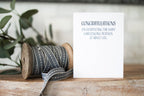 Modern Wit - Graduation Cards, Congratulations on completing the least challenging portion of adult life