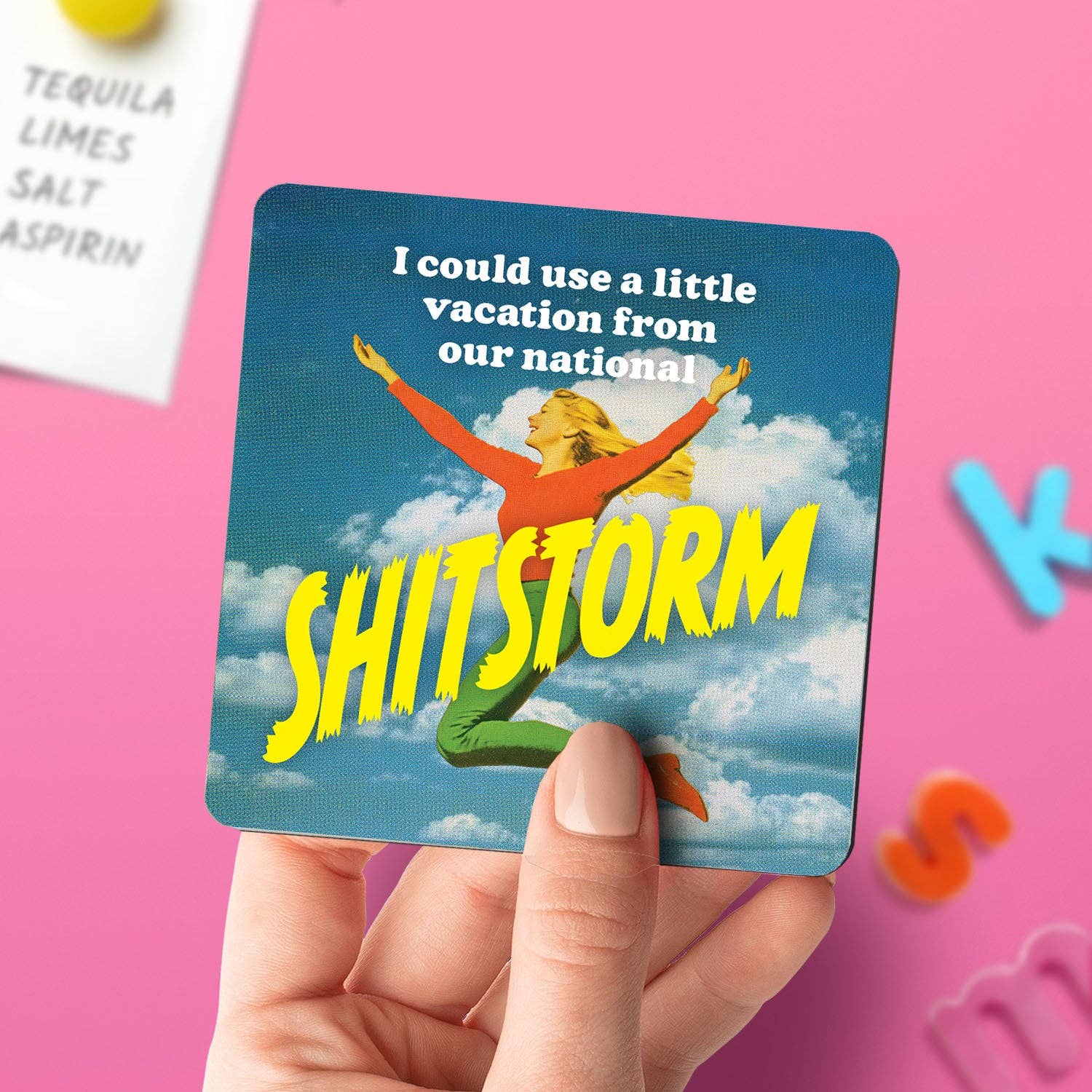 The Raccoon Society - "National Shitstorm" Funny Magnet