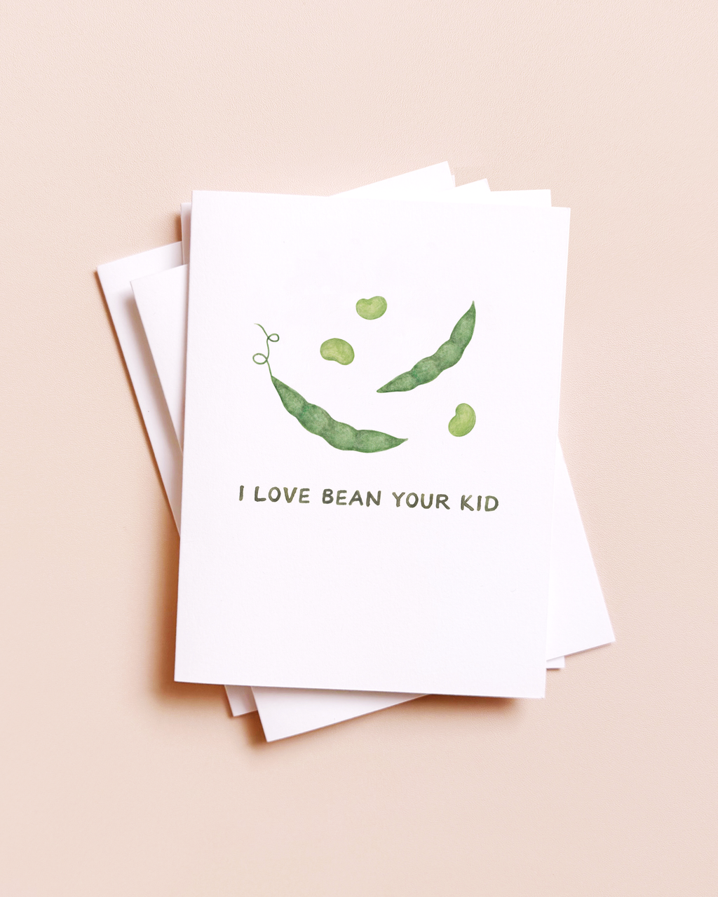 Amy Zhang - Bean Your Kid — Food Pun Mother's / Father's Day Card
