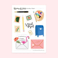 Bloomwolf Studio - Snail Mail Sticker Sheet