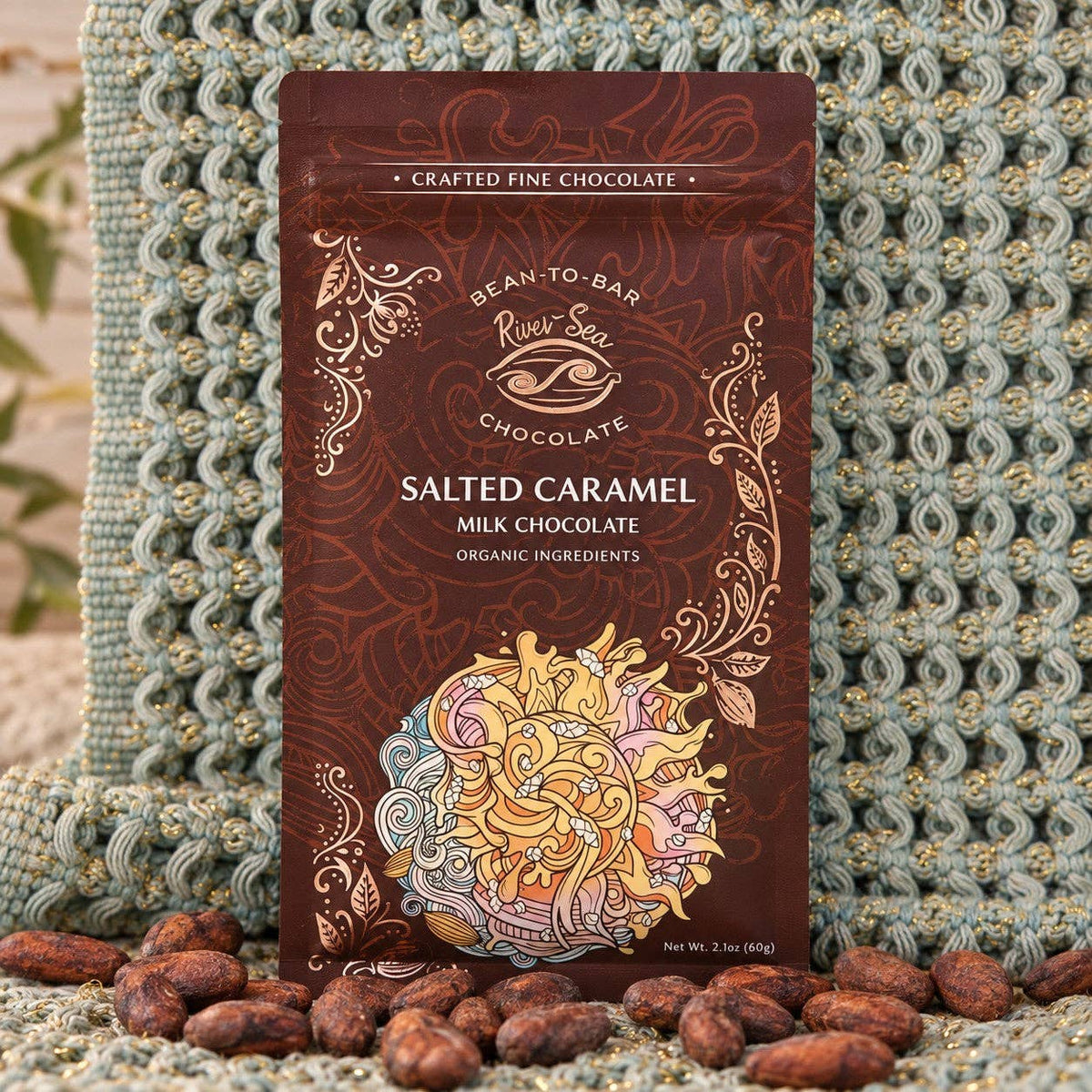 River-Sea Chocolates - Salted Caramel Milk Chocolate