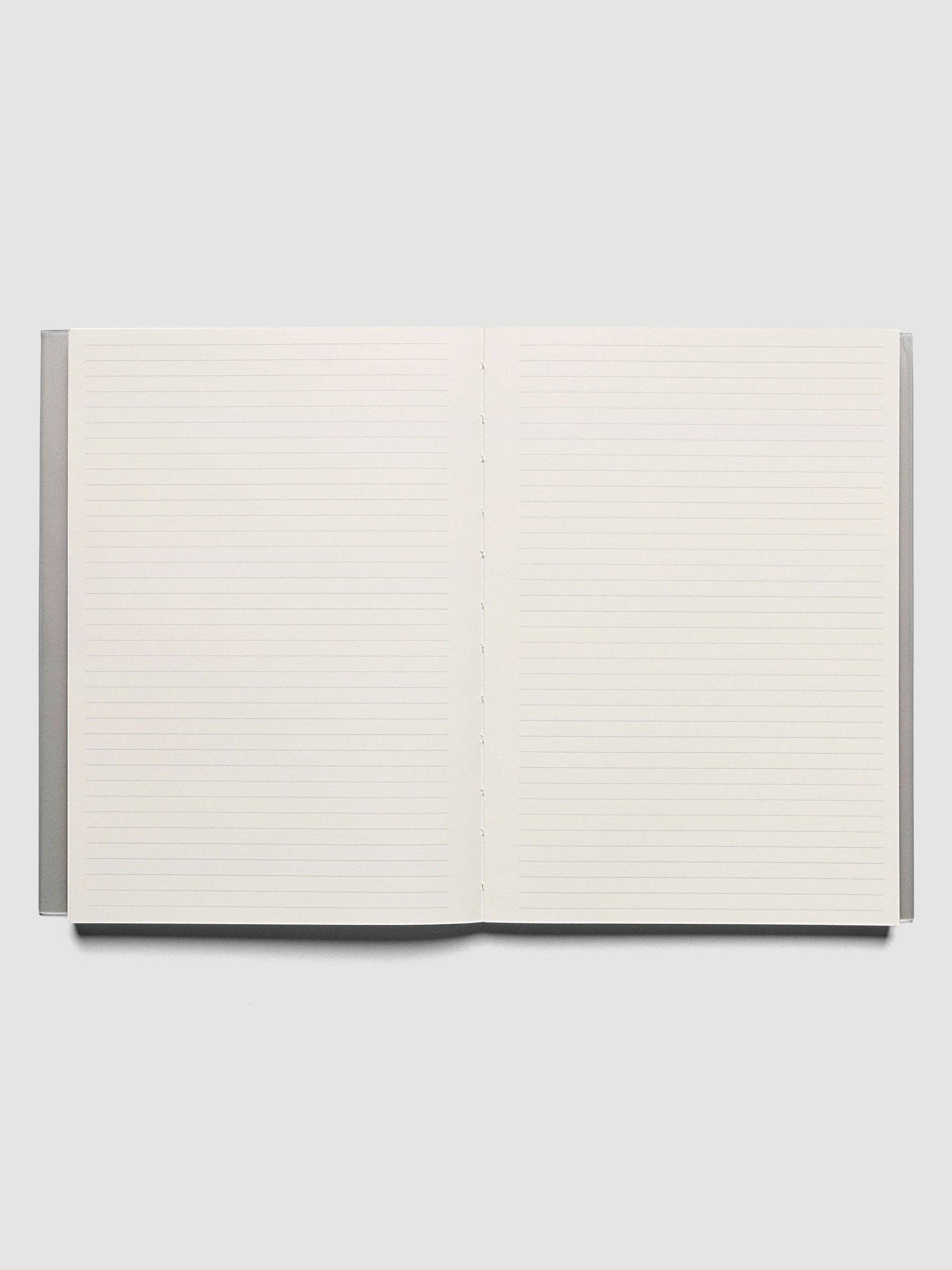 Cloth & Paper - Perfect Bound Notebook | A5: Lined | Ash