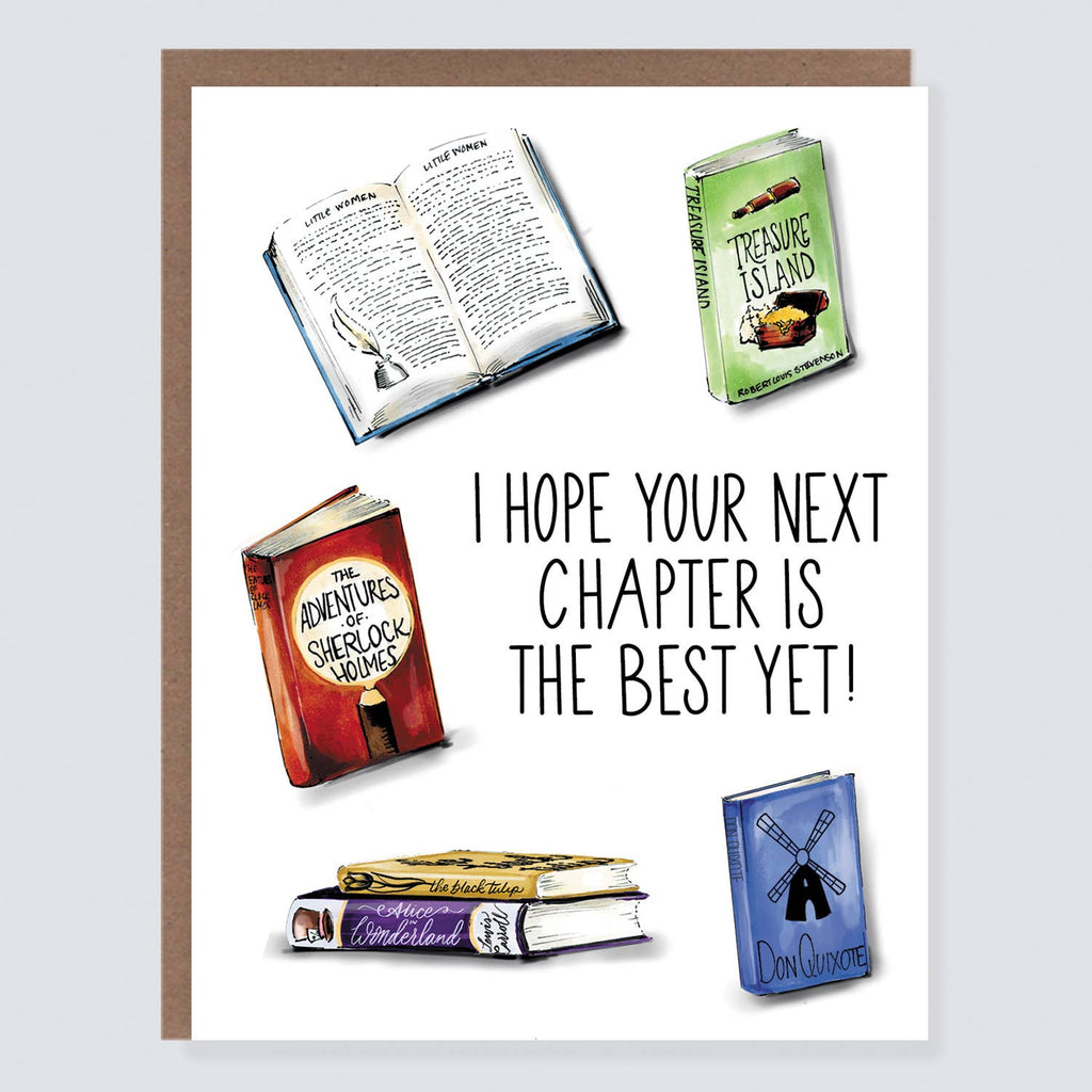 Morgan Swank Studio - Best Chapter Yet Books | Birthday + New Beginnings Card