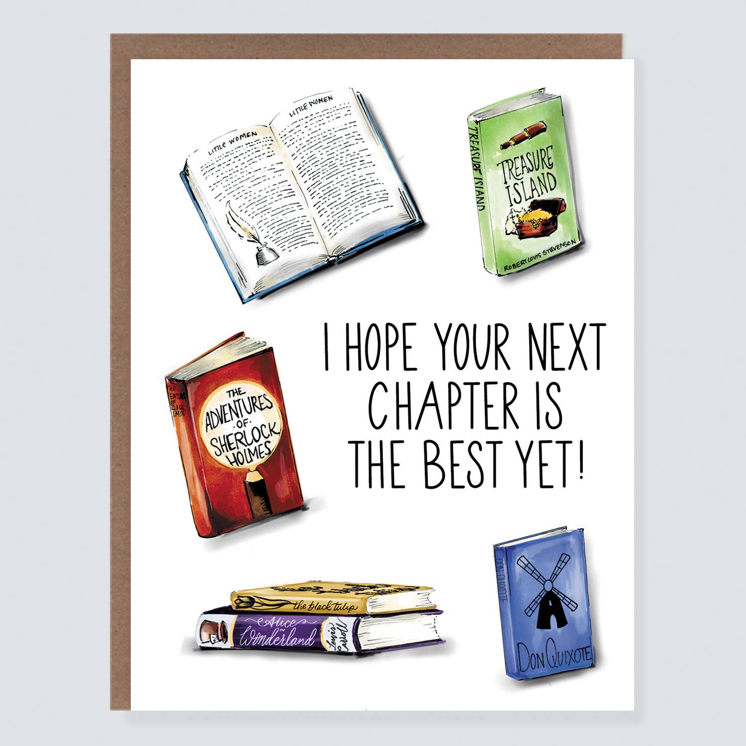 Morgan Swank Studio - Best Chapter Yet Books | Birthday + New Beginnings Card
