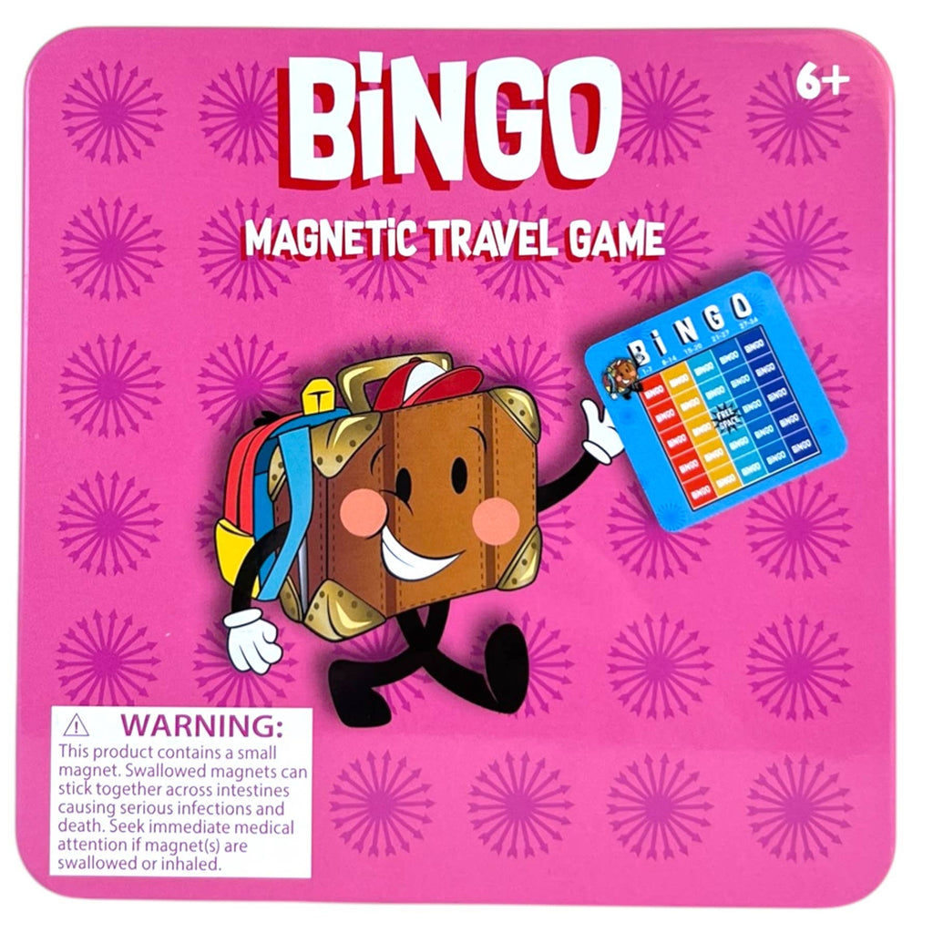 Toysmith - On the Way Games- Magnetic Bingo, Travel Game
