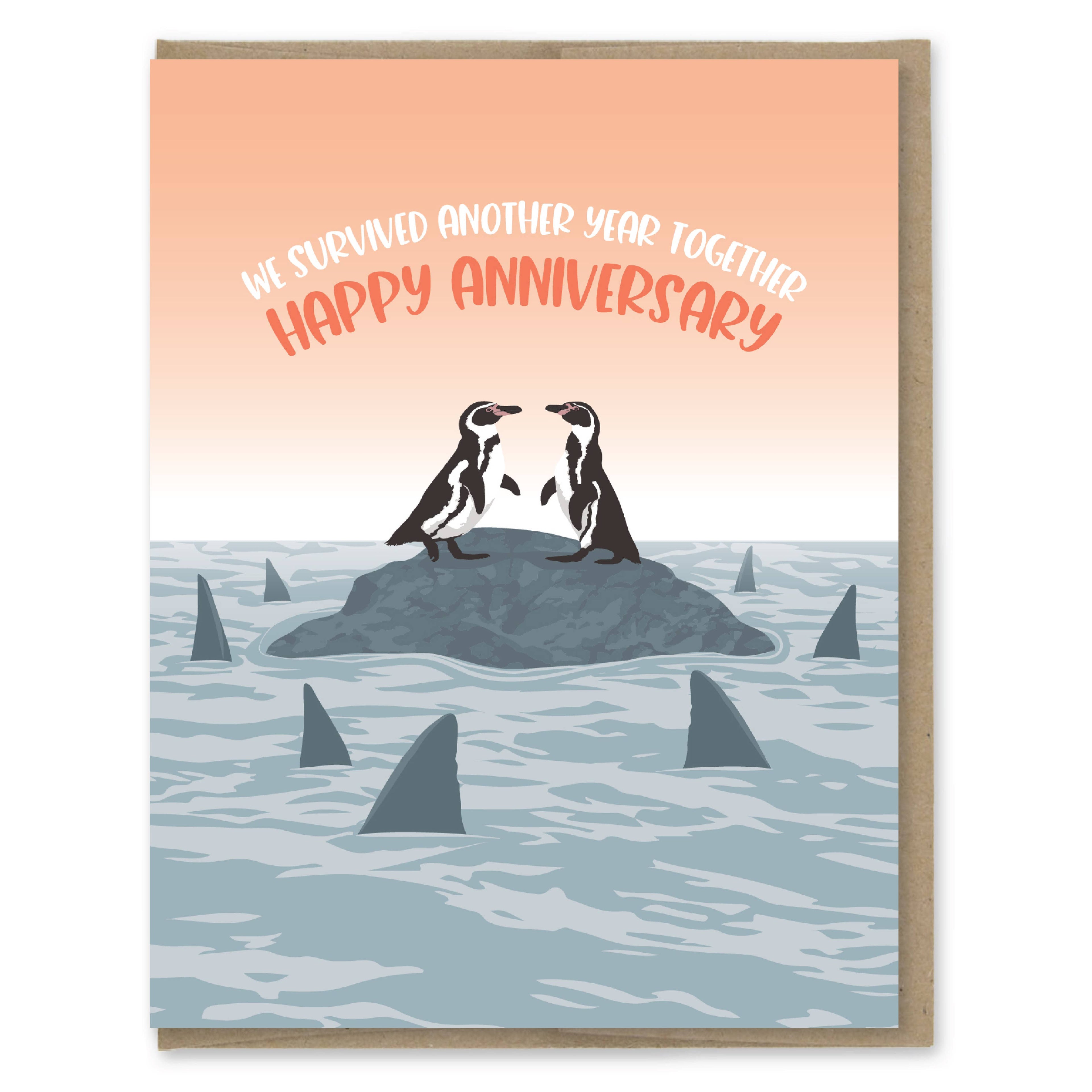 Modern Printed Matter - Survived Another Year Anniversary Card