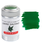 Herbin Fountain Pen Ink Cartridges - Tin of 6: Vert de Gris (Veridris)