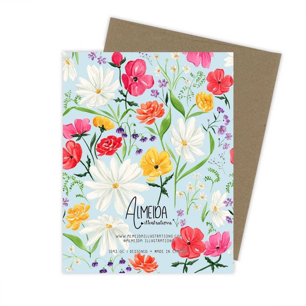 Almeida Illustrations - Wildflowers Everyday Card | Any Occasion