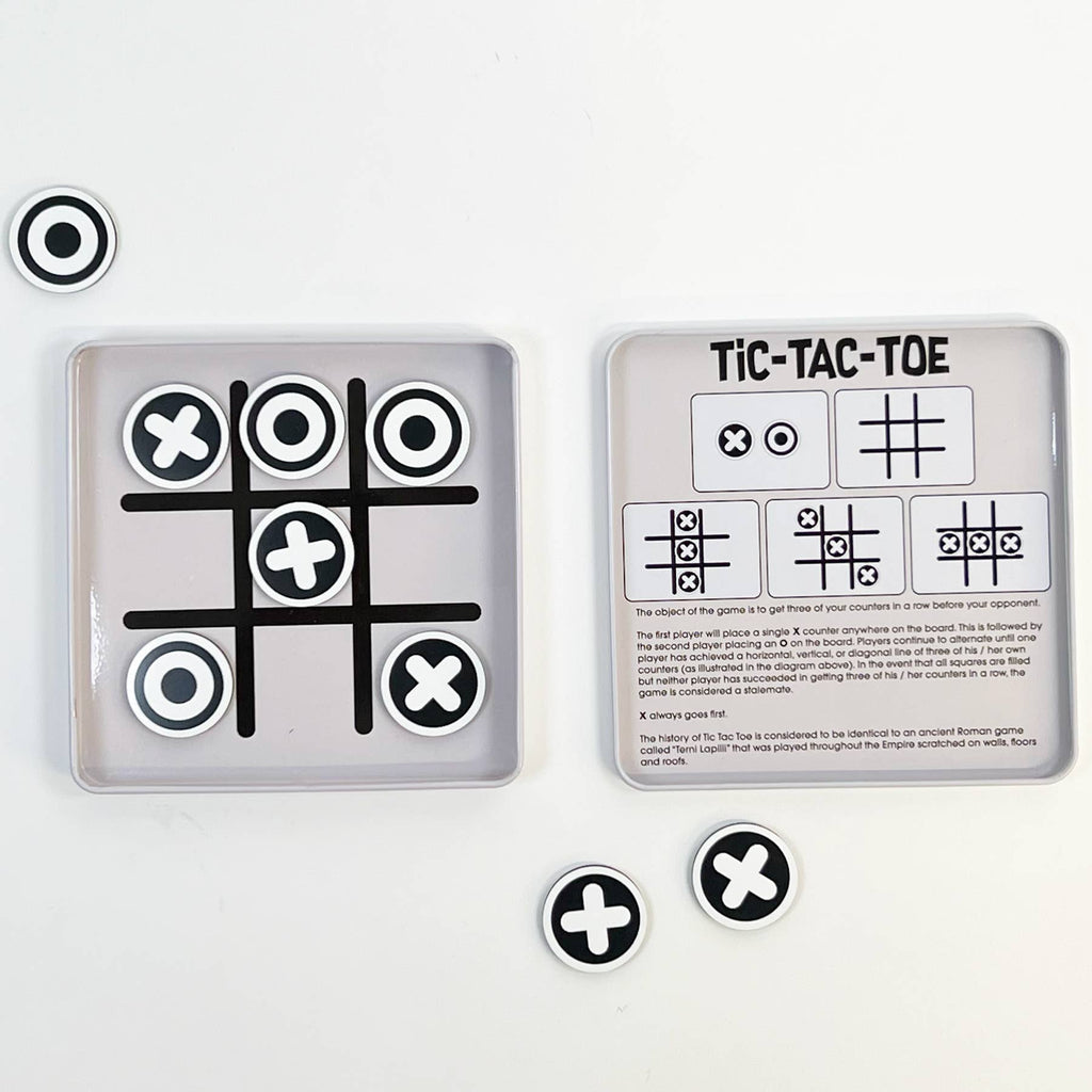 Toysmith - On the Way Games Goplay Magnetic Tic Tac Toe Travel Game
