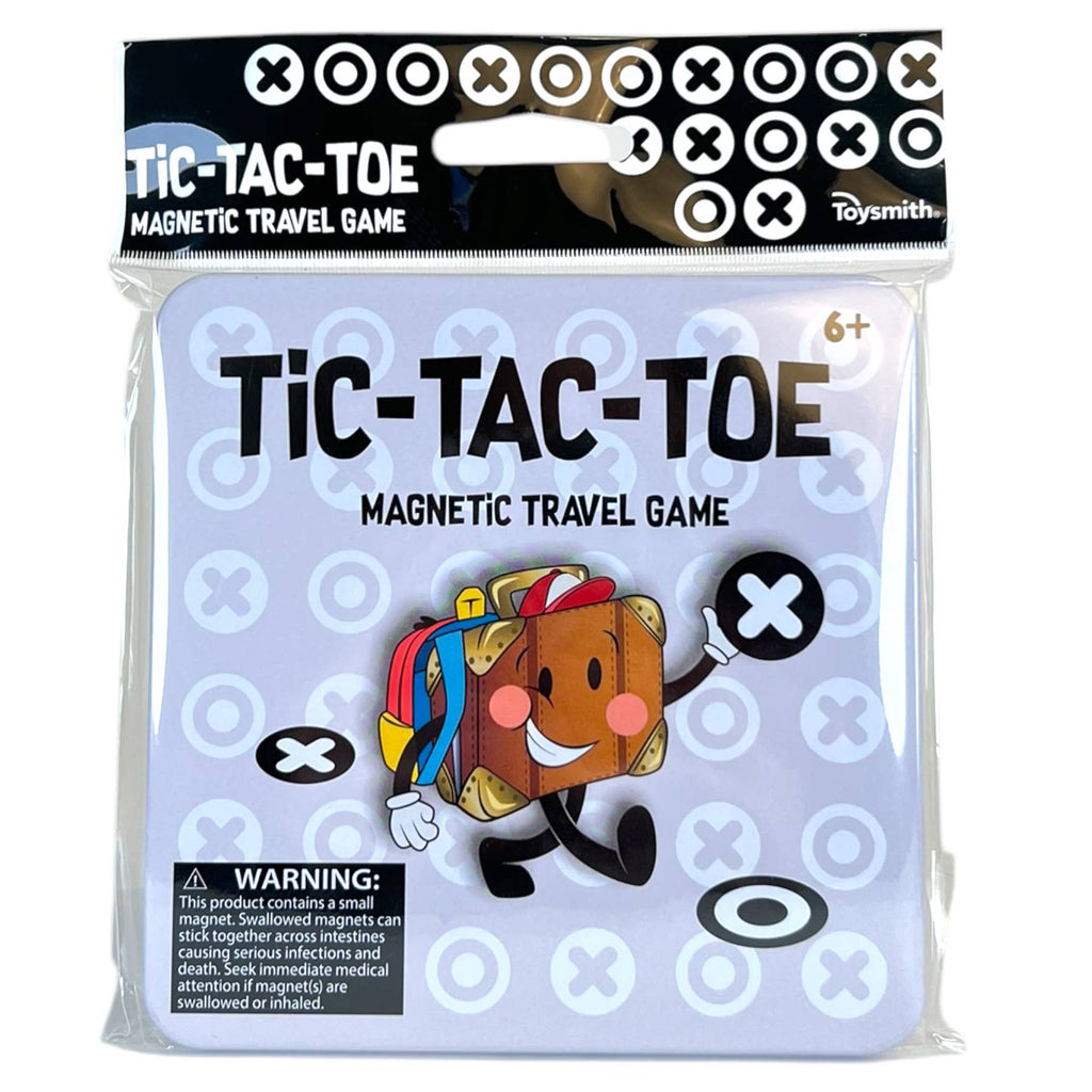 Toysmith - On the Way Games Goplay Magnetic Tic Tac Toe Travel Game