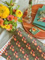 re:mused studio - Zinnia Gift Wrap Sheet – Double Sided: Single Sheets