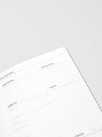 Cloth & Paper - Travel Notebook | A5 Slim: Routine Builder | Beignet