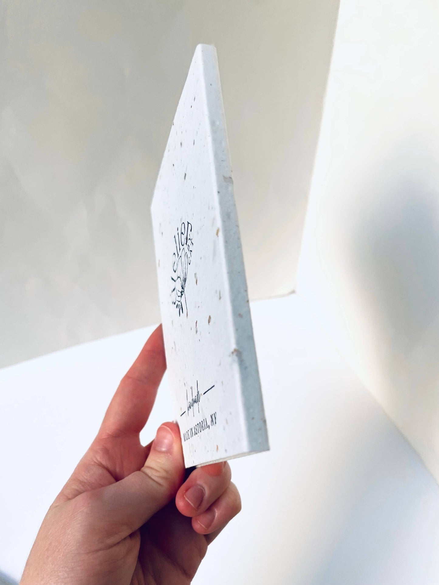 Atelier By Cat - Mini Recycled Coffee Confetti Notebook Eco-Friendly Book: Blank