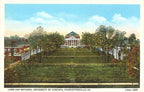 Found Image Press - Postcard - Birds Eye Lawn, University of Virginia