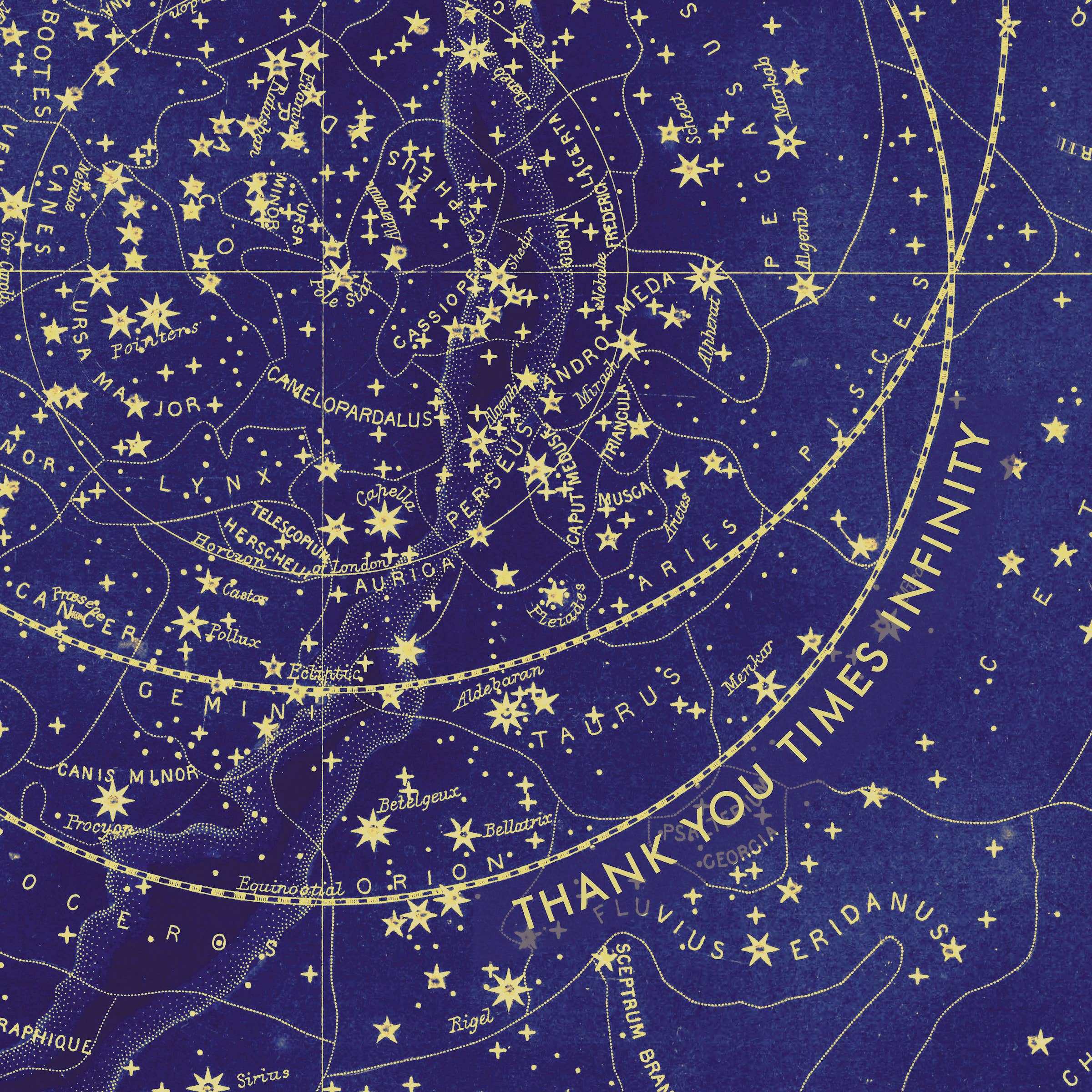 Pictrix Design - "Thank you times infinity" A6 greeting card