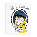 Ramus & Co. - Happy Birthday Captain Greeting Card