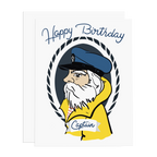 Ramus & Co. - Happy Birthday Captain Greeting Card