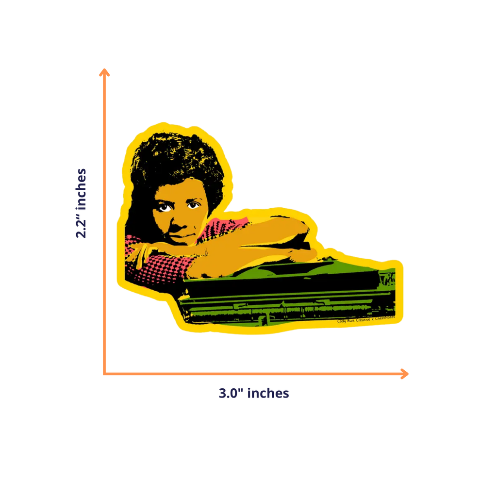 CheerNotes Greeting Cards & Stationery - Lorraine Hansberry Sticker