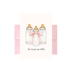 Beyoutifully Made™ - Pink Pop Some Bottles Greeting Card