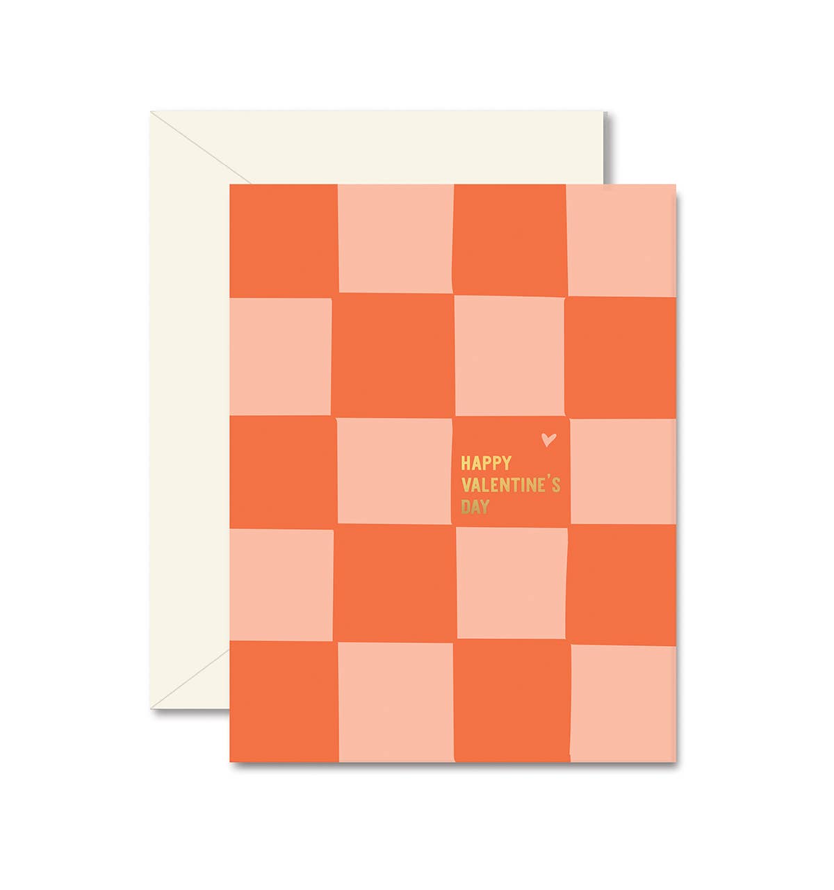 Ginger P. Designs - Checkered Valentine Greeting Card