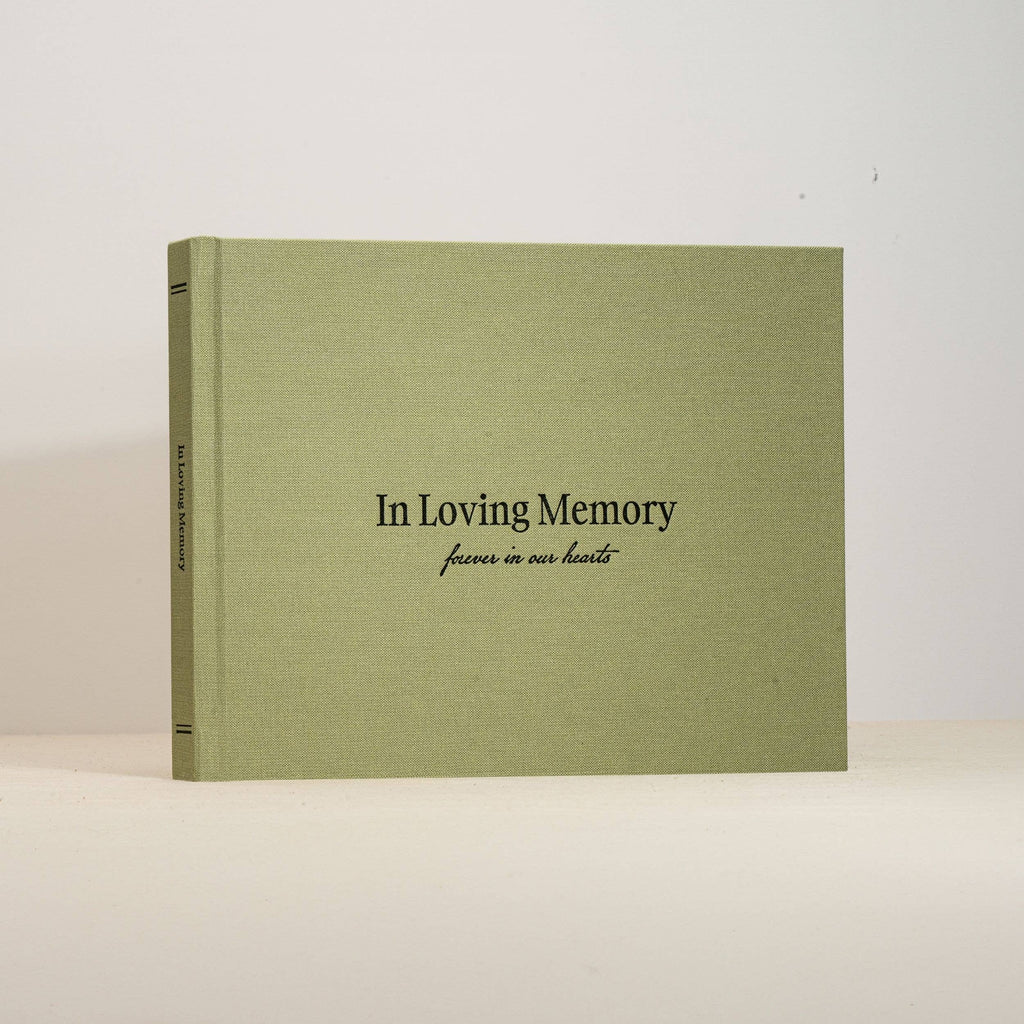 Kunitsa Co - Funeral Guest Book for Memorial Service, in Loving Memory: Navy