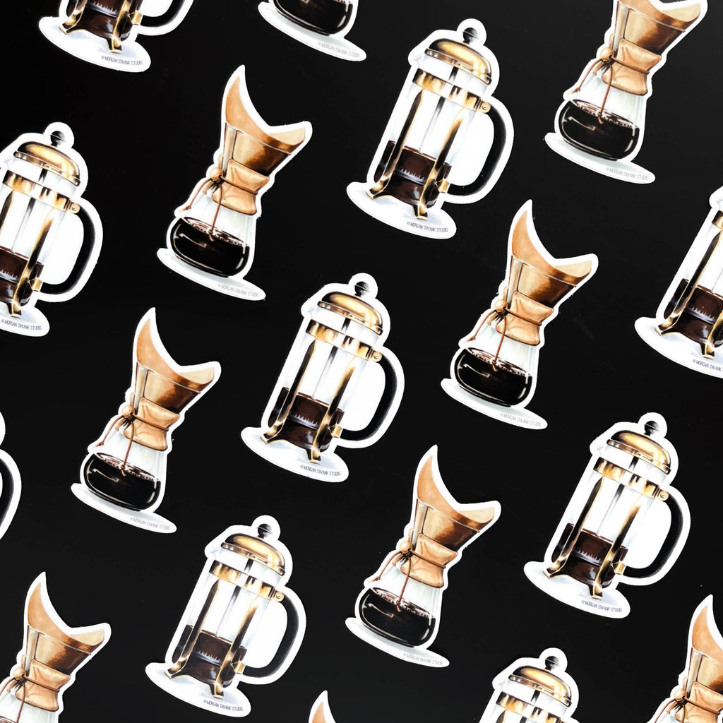 Morgan Swank Studio - Pour Over Coffee Sticker