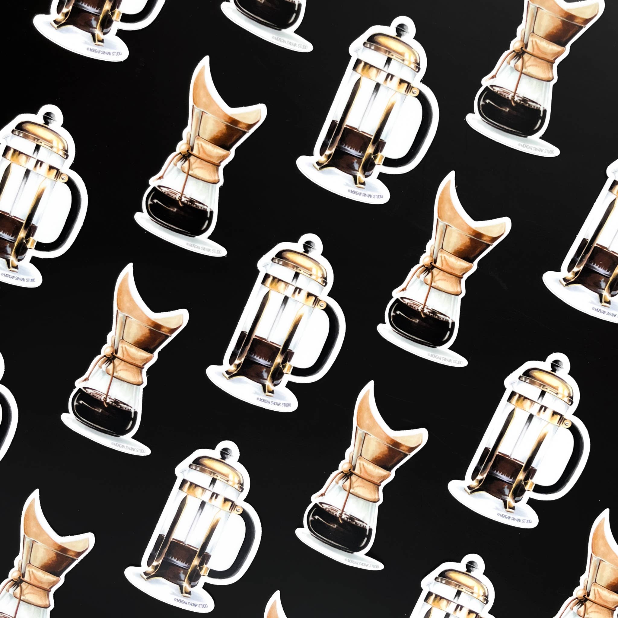 Morgan Swank Studio - Pour Over Coffee Sticker