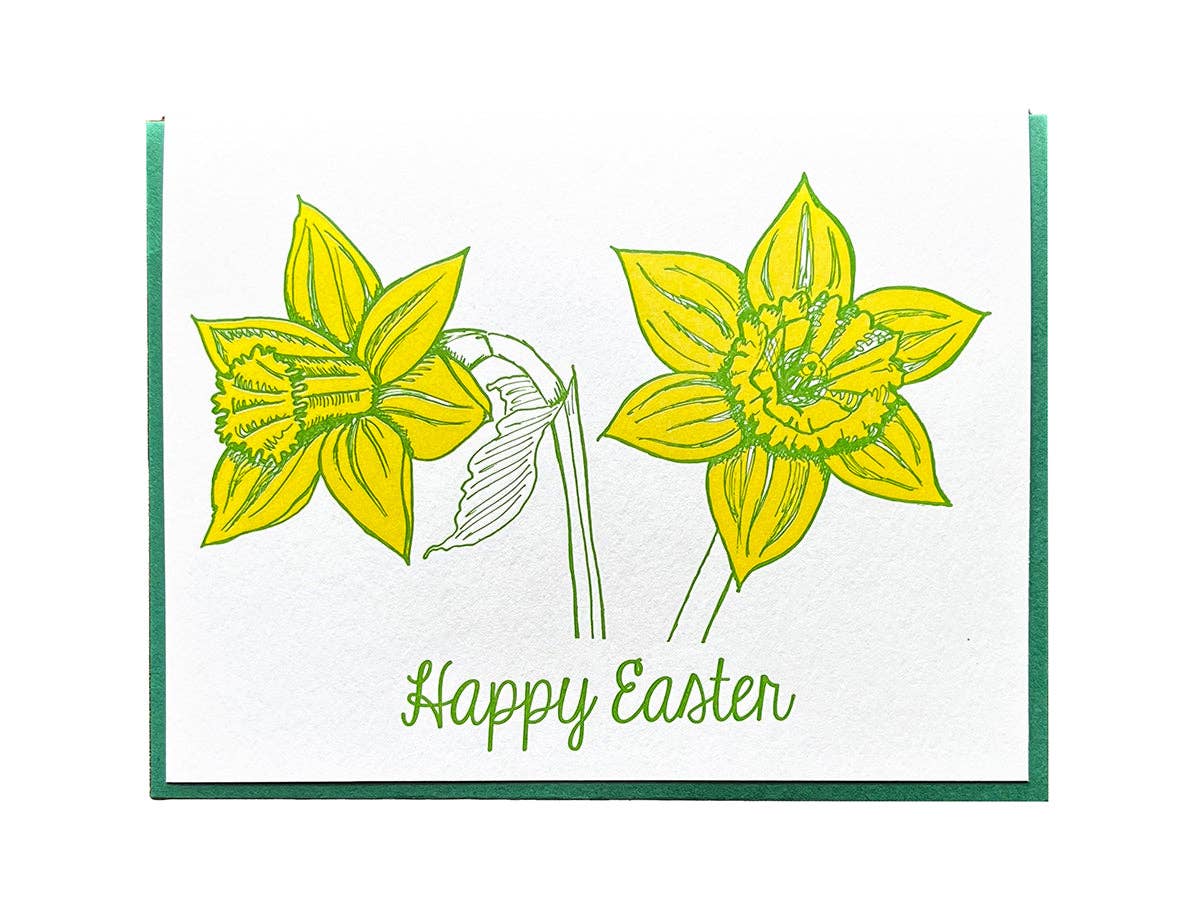 Noteworthy Paper & Press - Easter Daffodils Card