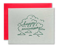 Ladyfingers Letterpress - Happy Anniversary Skyline Card