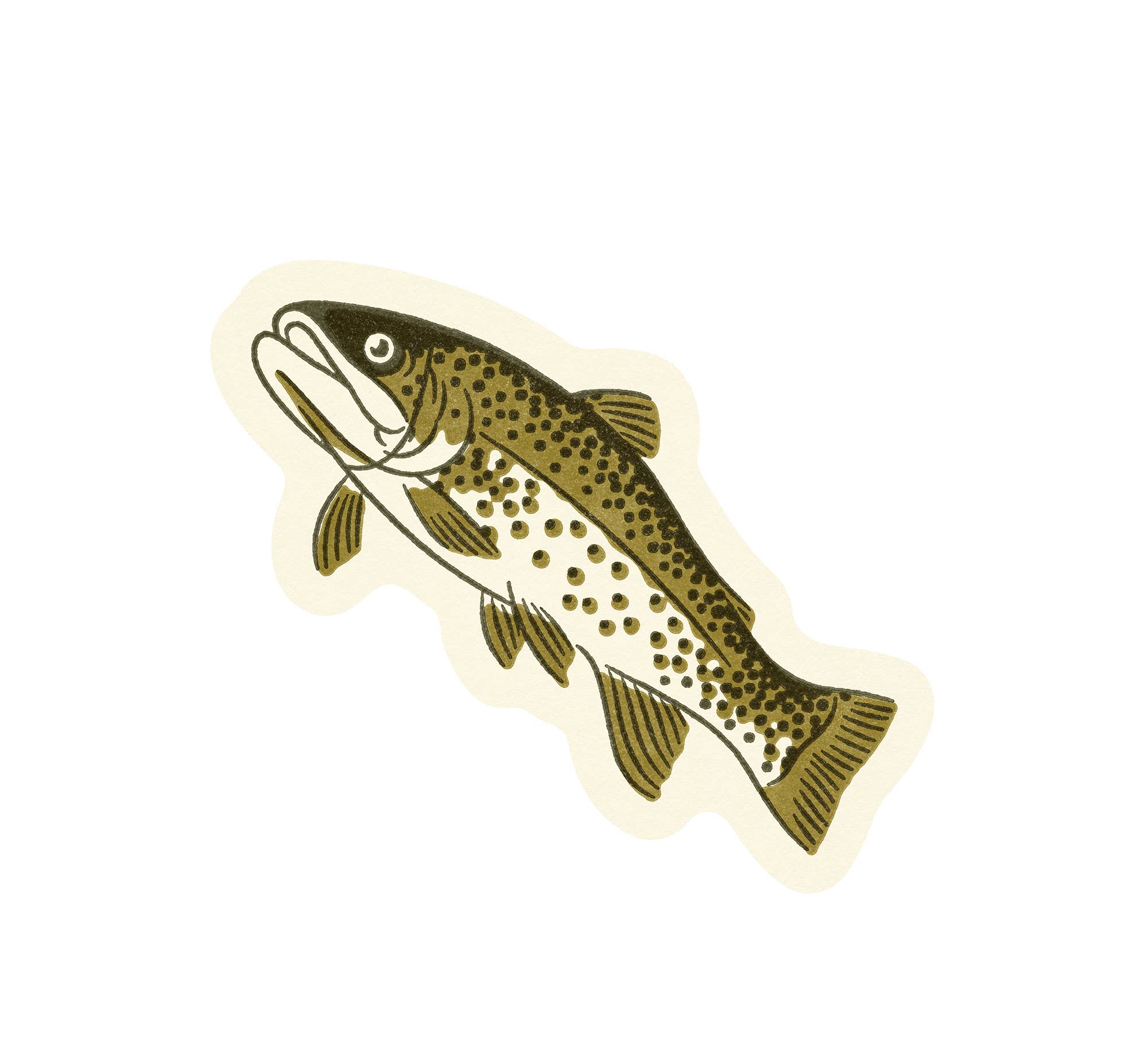 Wallflower Paper & Party - Trout Sticker