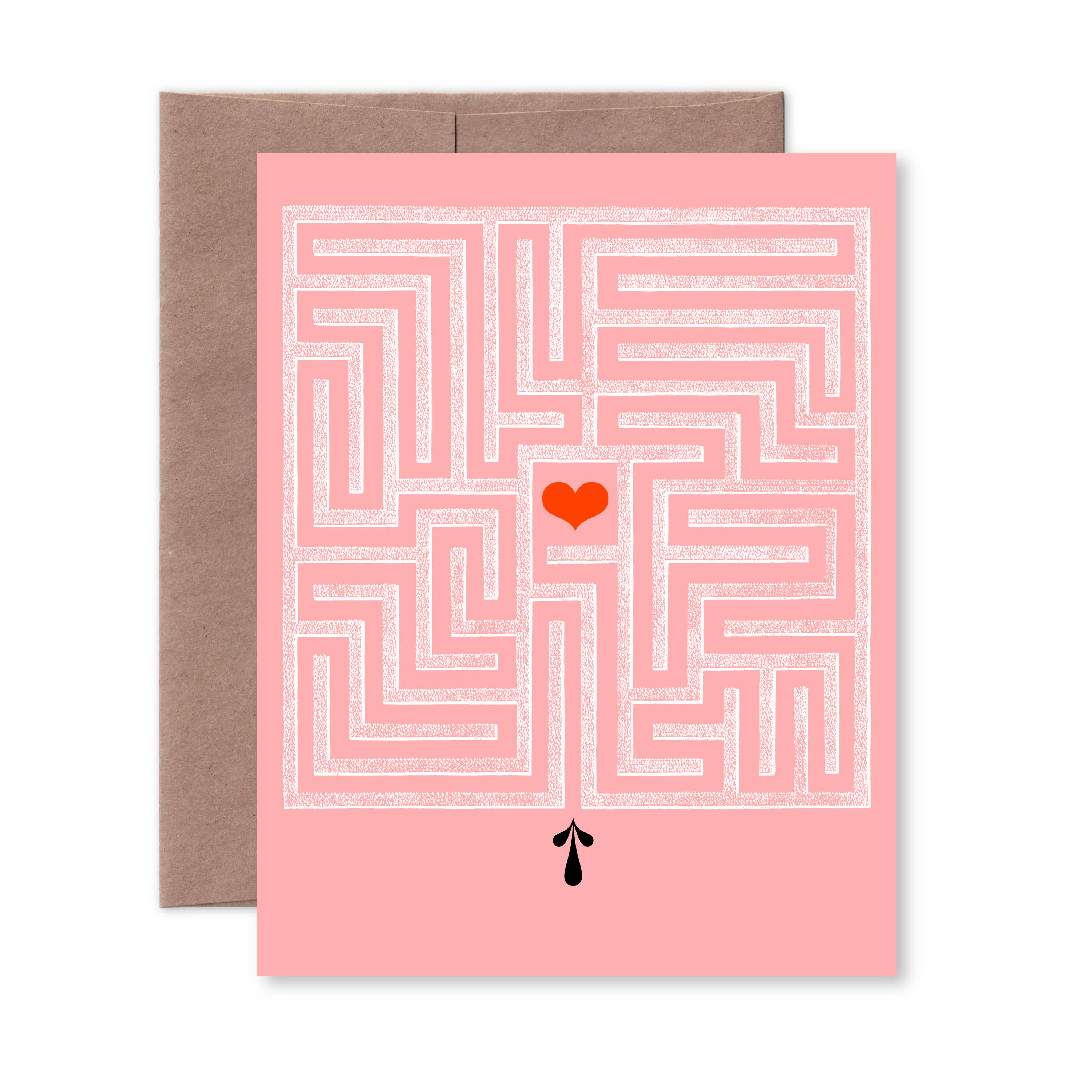 Pictrix Design - "Enter here" A2 notecard
