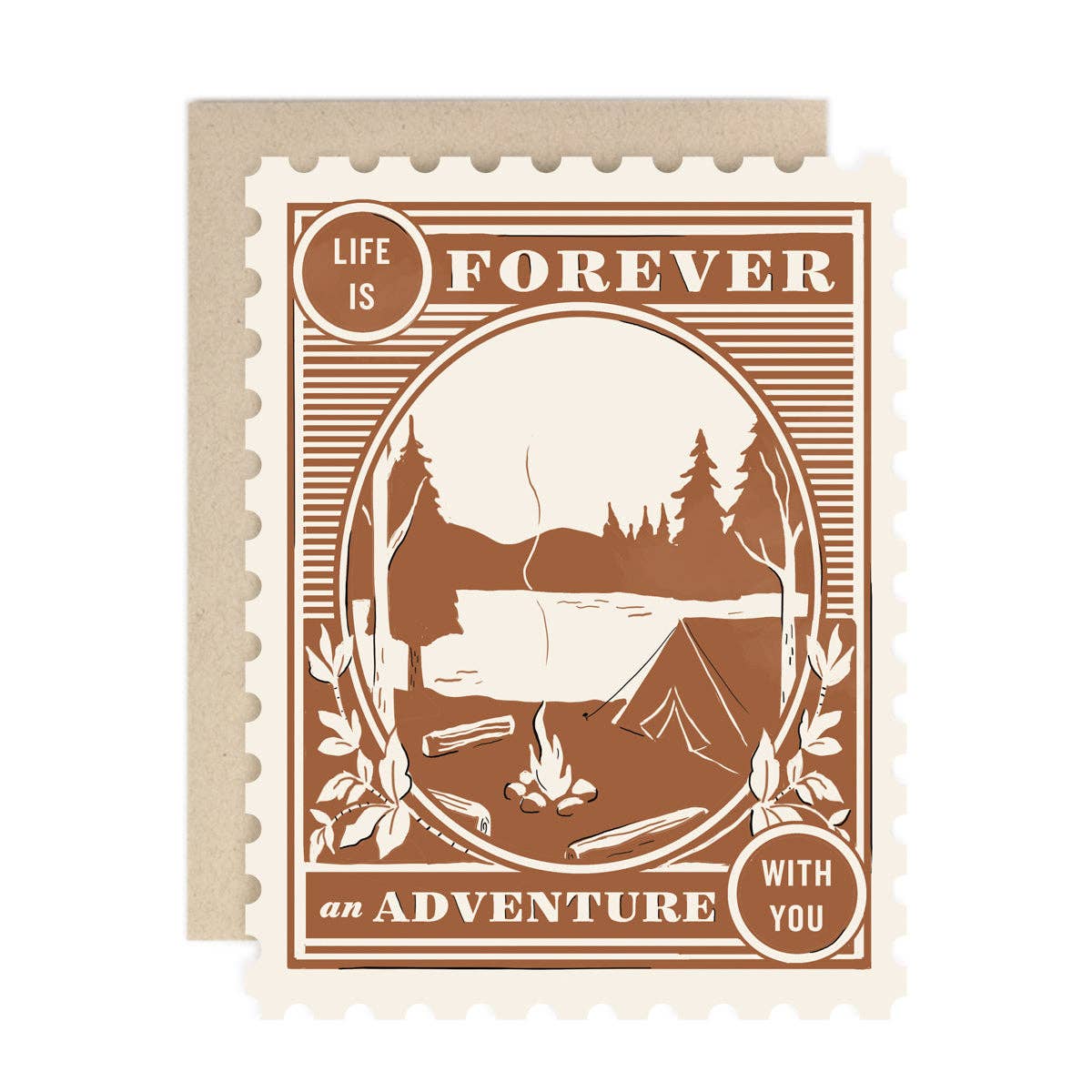 Amy Heitman - Forever an Adventure Stamp Greeting Card