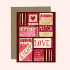 Almeida Illustrations - Perfect Match Card | Anniversary + Love